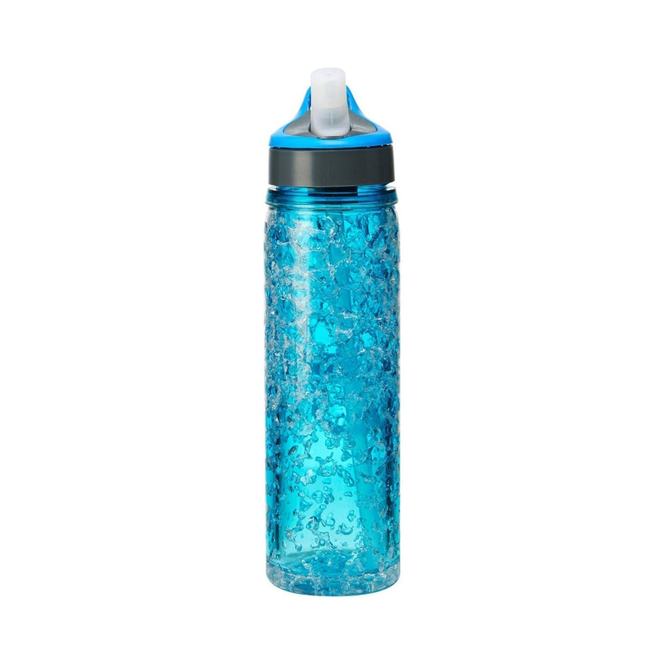 Velorixshop Freezeable Double Wall Insulated Tritan Water Bottle with Crackle Gel